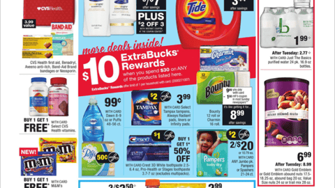 CVS P&G ExtraBucks Features